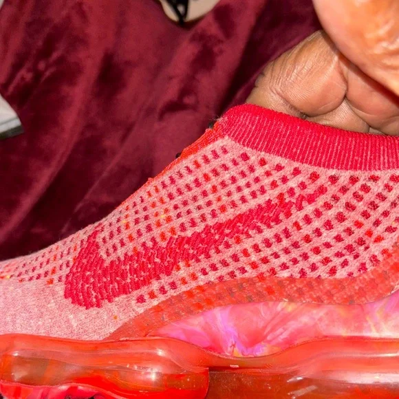 Nike Pink and Red Women's Sneakers - Picture 8 of 10